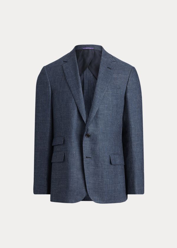 Cazadoras Ralph Lauren Hombre Azules / Azul Marino - Kent Tick-Weave - BSDFM3024